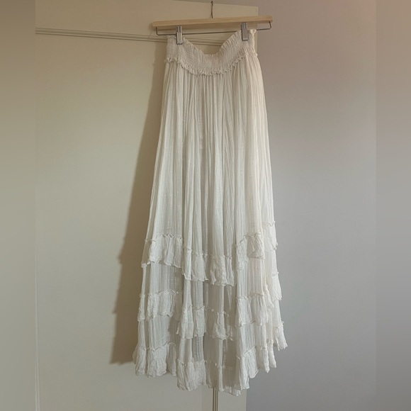 Free People FP One Brynn White Maxi Skirt - Picture 9 of 9